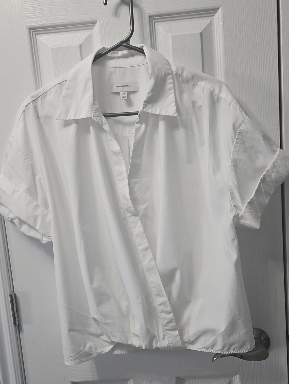 Banana Republic Blouse Color White Size Large